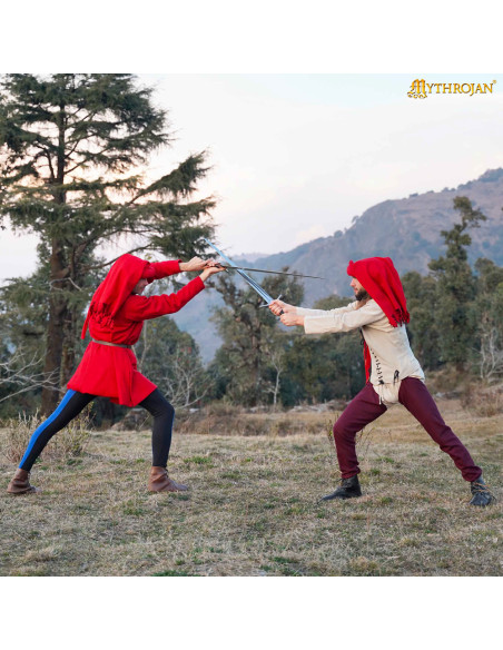 Jambes médiévales en laine modèle Oswald