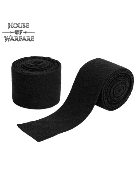 Bracelet viking en laine, couleur noire