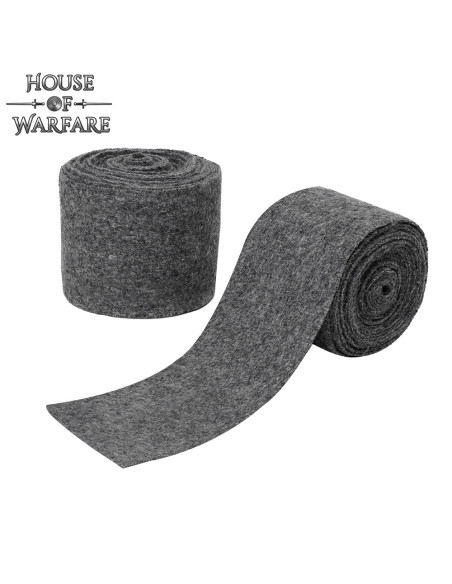 Bracelet viking en laine, couleur grise