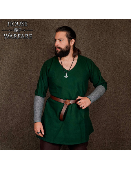 Bracelet viking en laine, couleur grise