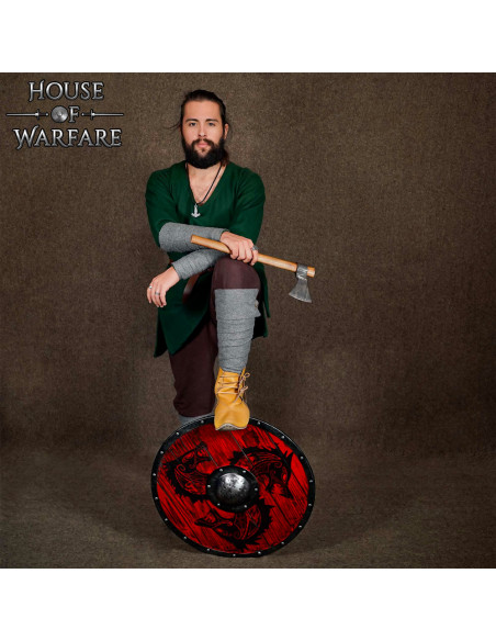 Bracelet viking en laine, couleur grise