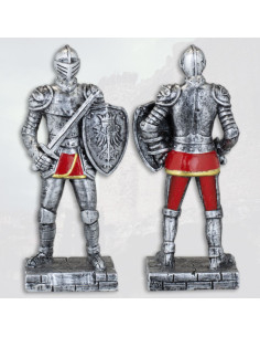 Figurine en résine guerrier médiéval avec épée (18 cm.)