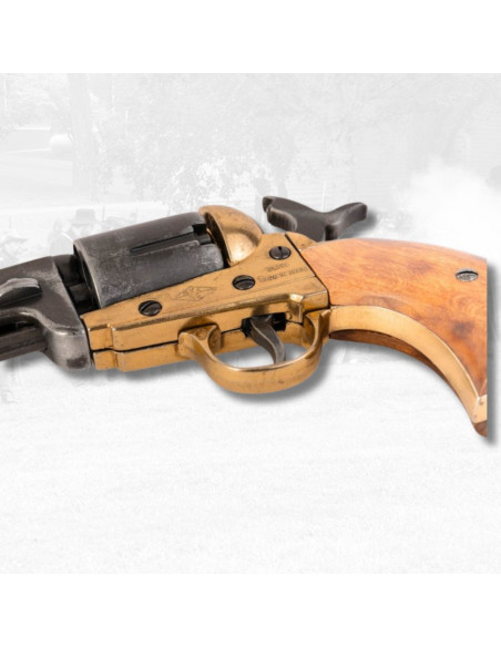 Révolver confédéré noir vieilli, USA...