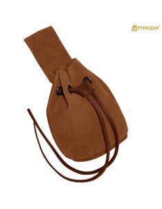 Pochette médiévale pour reconstituteurs - couleur marron