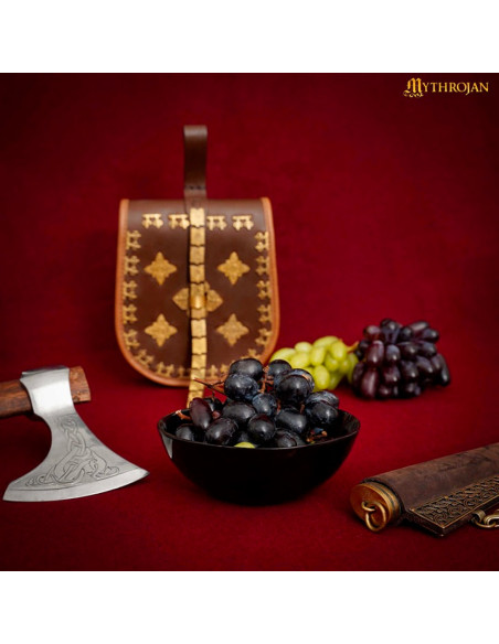 Set de 2 bols médiévaux en corne