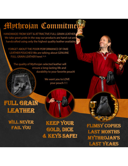 Pochette médiévale mendiante, couleur...