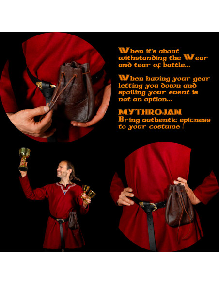 Pochette médiévale mendiante, couleur...