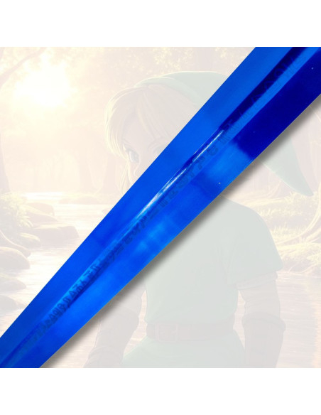 Épée non officielle à lame bleue de... Épée non officielle à lame bleue de...