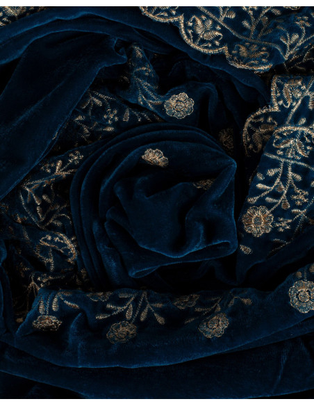 Foulard médiéval décoré modèle...