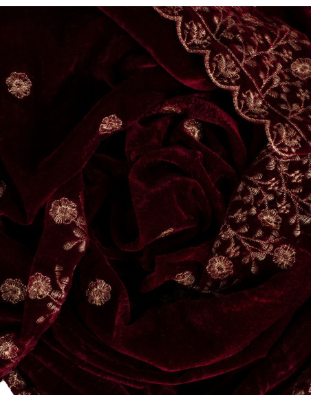 Foulard médiéval décoré modèle...