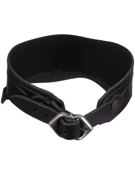 Collier médiéval en cuir modèle... Collier médiéval en cuir modèle...