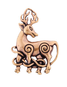 Pendentif Celtique Cerf en bronze