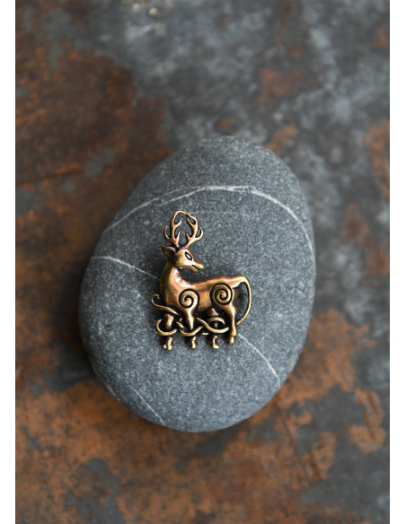 Pendentif Celtique Cerf en bronze