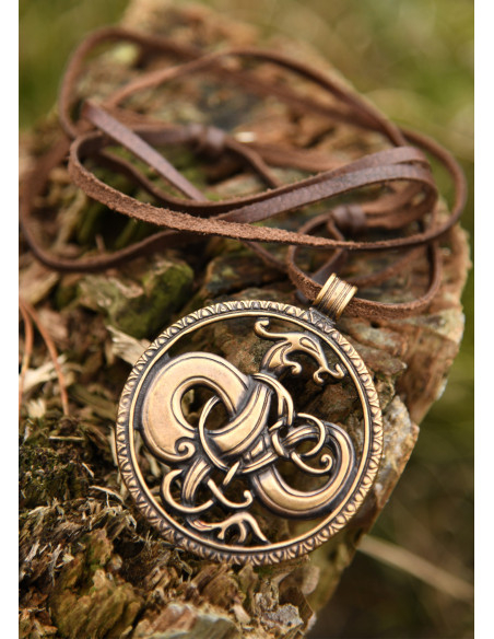 Pendentif Dragon Viking style urnes...