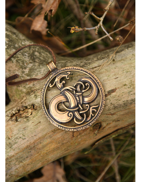 Pendentif Dragon Viking style urnes...