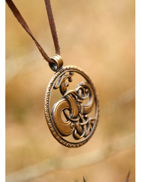 Pendentif Dragon Viking style urnes...
