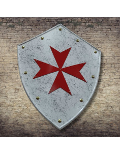 Bouclier Templier Croix de Malte