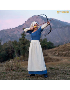 Delantal médiéval des XIVe-XVe siècles, couleur naturelle 2