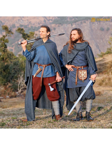 Cape viking médiévale en coton modèle...