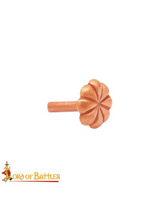 Pack de 5 décorations pour ceinture modèle Fleur en bronze 2