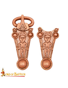 Boucle celte en bronze pour ceintures médiévales