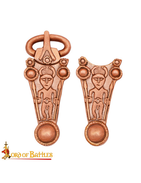 Boucle celte en bronze pour ceintures...