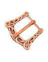 Boucle classique en bronze avec des ornements celtiques