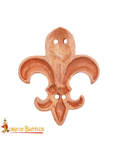 Ornement Fleur de Lis en bronze pour ceintures 2