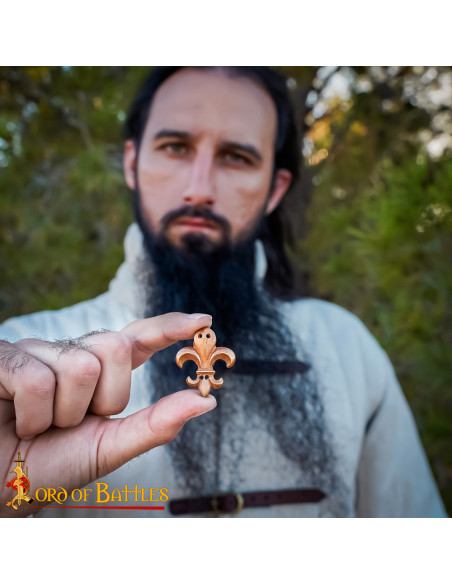 Ornement Fleur de Lis en bronze pour...