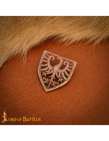 Ornement aigle héraldique en bronze...