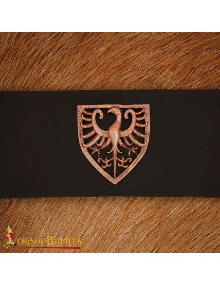 Ornement aigle héraldique en bronze...