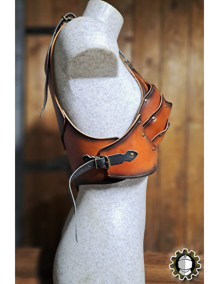 Corset médiéval en cuir modèle Senua,...