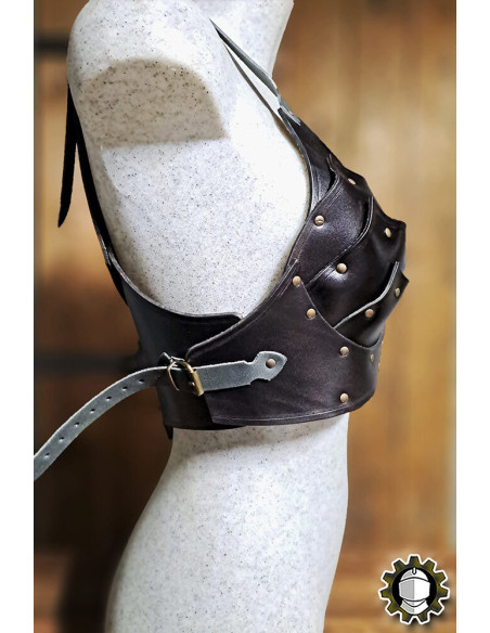 Corset médiéval en cuir modèle Senua,...