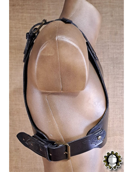 Harnais médiéval en cuir modèle...