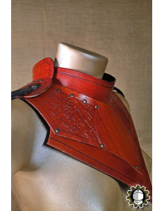 Gorge médiéval en cuir modèle Senua, couleur marron 2