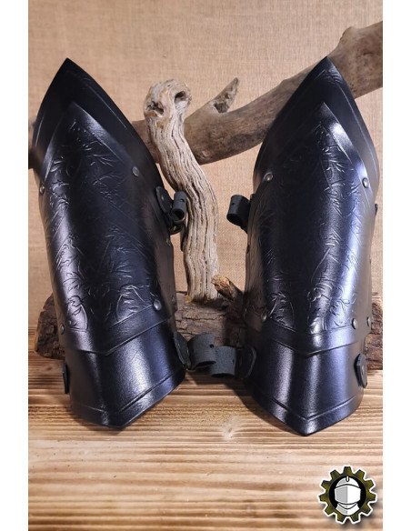 Bretelles médiévaux en cuir modèle...