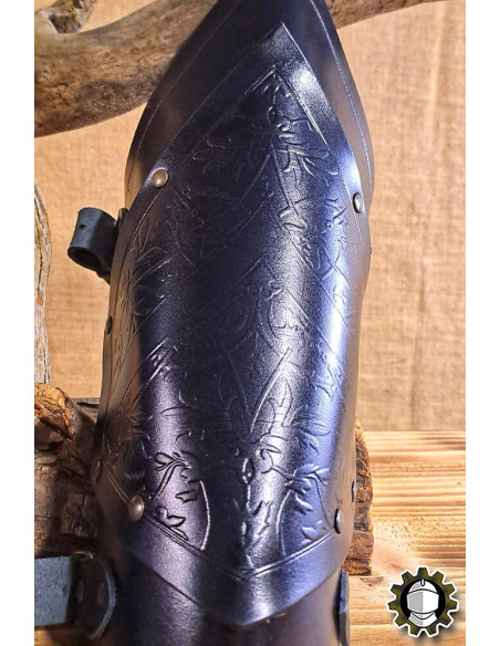 Bretelles médiévaux en cuir modèle...