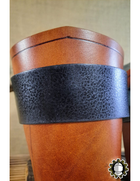 Bracelets médiévaux en cuir modèle...