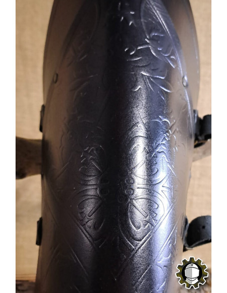 Jambières médiévales en cuir modèle...