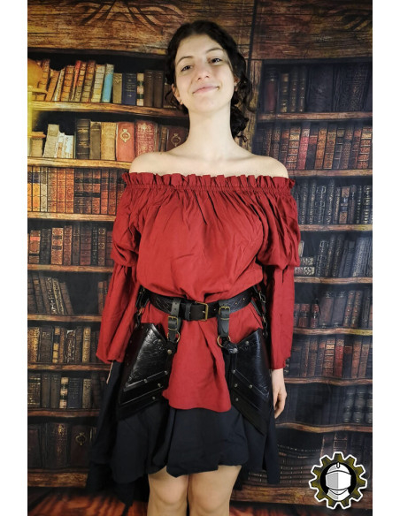 Escarcelles médiévales en cuir modèle...