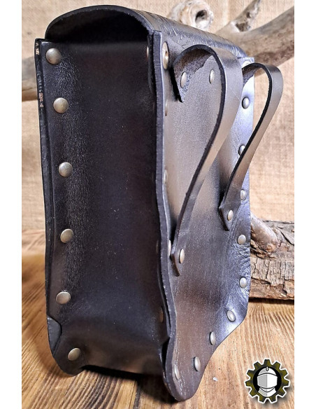 Sac médiéval en cuir modèle Jerome,...