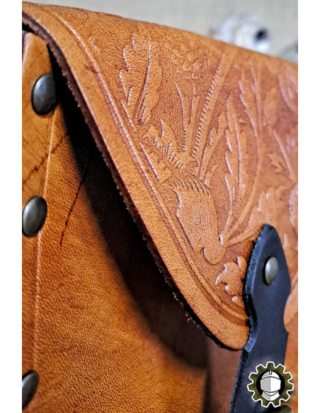 Sac en cuir médiéval modèle Jerome,...
