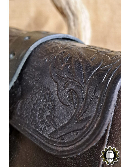 Sac en cuir médiéval modèle Valeron,...