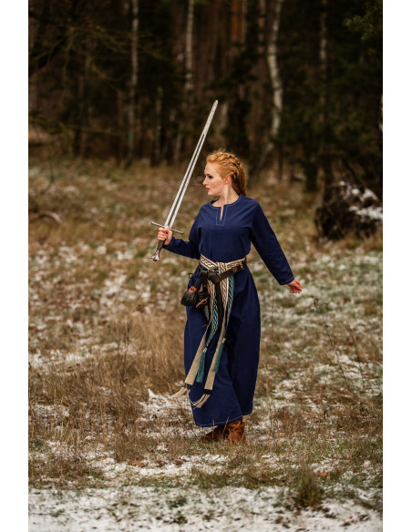 Robe Viking femme Helga en bleu