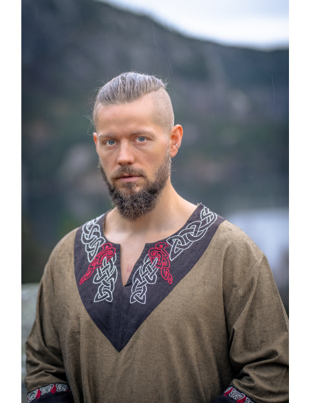 Tunique Viking Freydis en couleur Sable