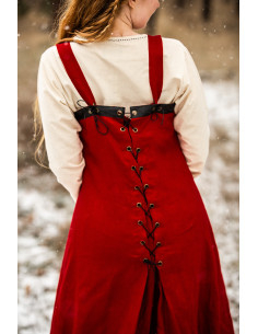 Survêtement viking Alena en lin, couleur Rouge 2