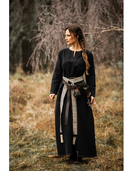 Robe Viking femme Helga en noir
