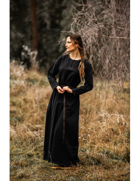 Robe Viking femme Helga en noir