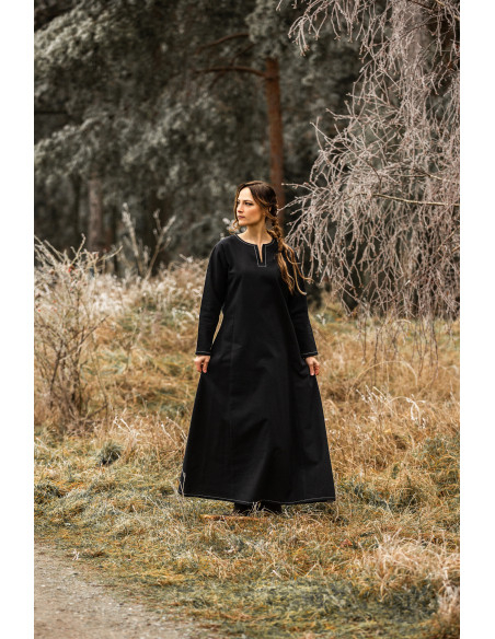 Robe Viking femme Helga en noir