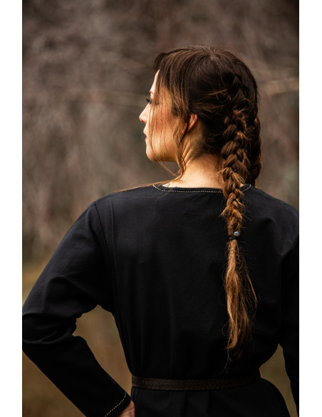 Robe Viking femme Helga en noir